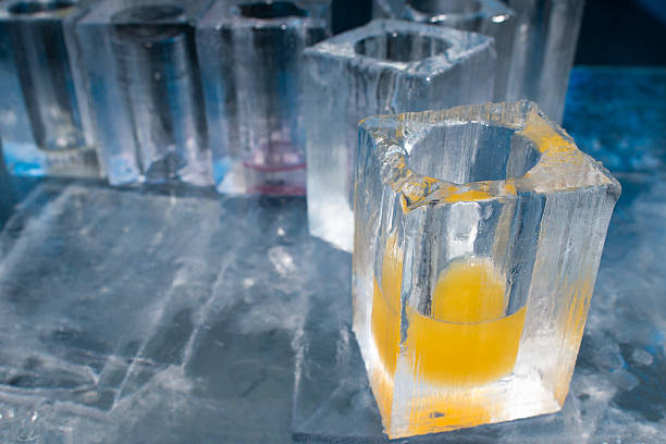 istock ice blocks glasses in a ice hotel bar pub 491618672