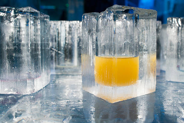 istock ice blocks glasses in a ice hotel bar pub 491618682