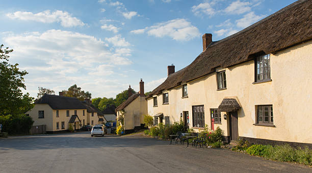 istock Broadhembury village East Devon with thatched cottages in Blackdown Hills 491620006