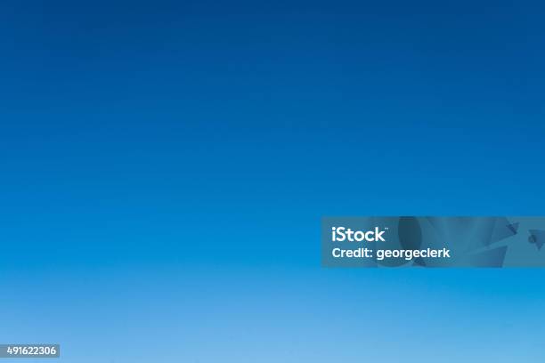 Cloudless Empty Blue Sky Background Stock Photo - Download Image Now - Blue, Sky, Color Gradient