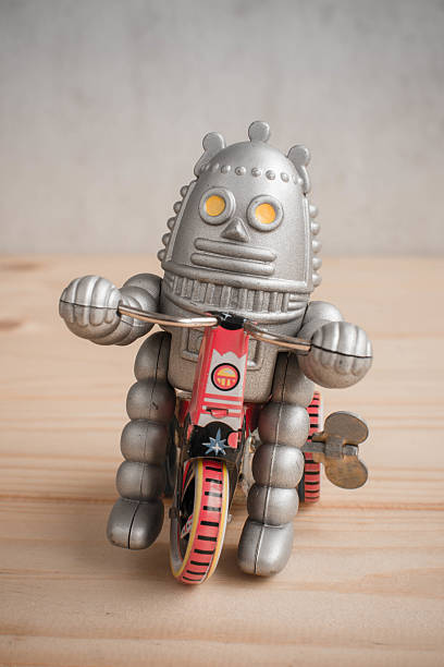 istock old classic robot toys. 491631258