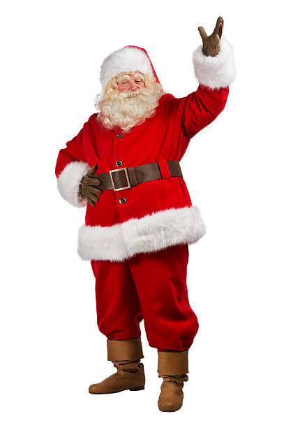 Santa Claus with his hands open