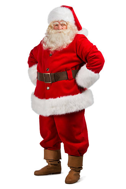 istock Santa Claus standing isolated 491635138