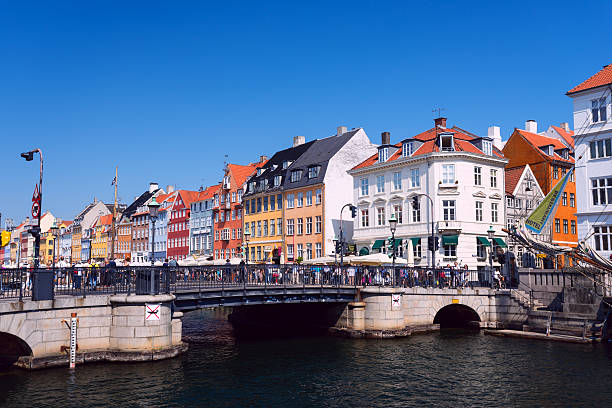 istock Nyhavn bridge waterfront and canal district in Copenhagen 491644530