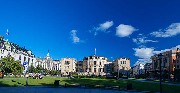 istock People enjoying life near Stortinget 491644682