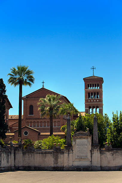 istock Basilica , Savello park on the Palatine hill. Rome. Italy. 491646158