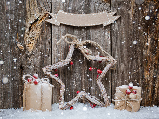 istock Christmas decoration over wooden background 491647292