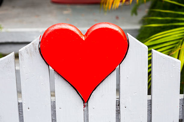 istock heart shape at a fence 491647378