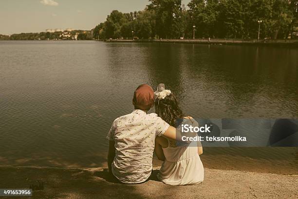 Beautiful Couple In The City Stock Photo - Download Image Now - 2015, Adult, Adults Only