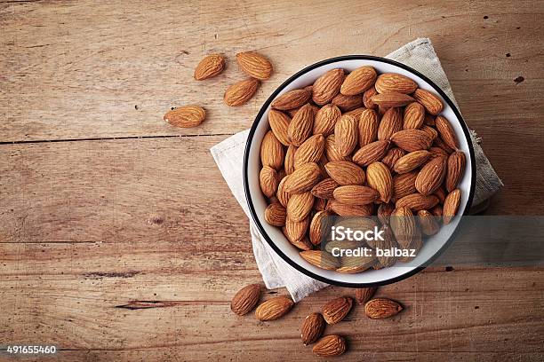 Almonds Stock Photo - Download Image Now - Almond, Nut - Food, Seed