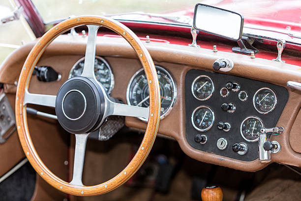 istock Interior of Old Car 491660508