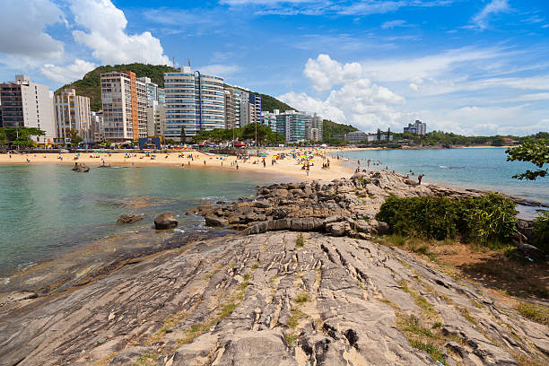 Beach Vitoria,Espirito Santo,Brazil stock photo