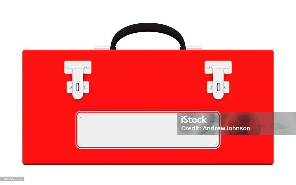 Red-Werkzeugkasten - Lizenzfrei Ausrüstung und Geräte Stock-Foto