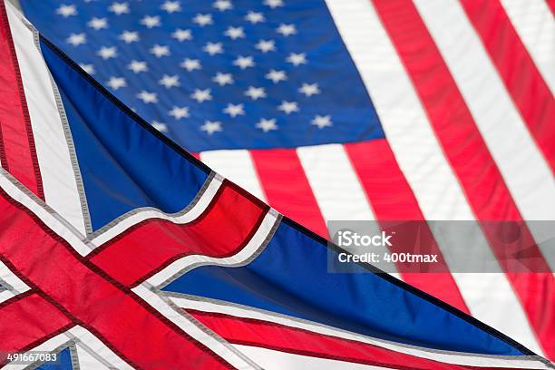 Aliados Conceito - Fotografias de stock e mais imagens de Azul - Azul, Bandeira, Bandeira da Grã-Bretanha