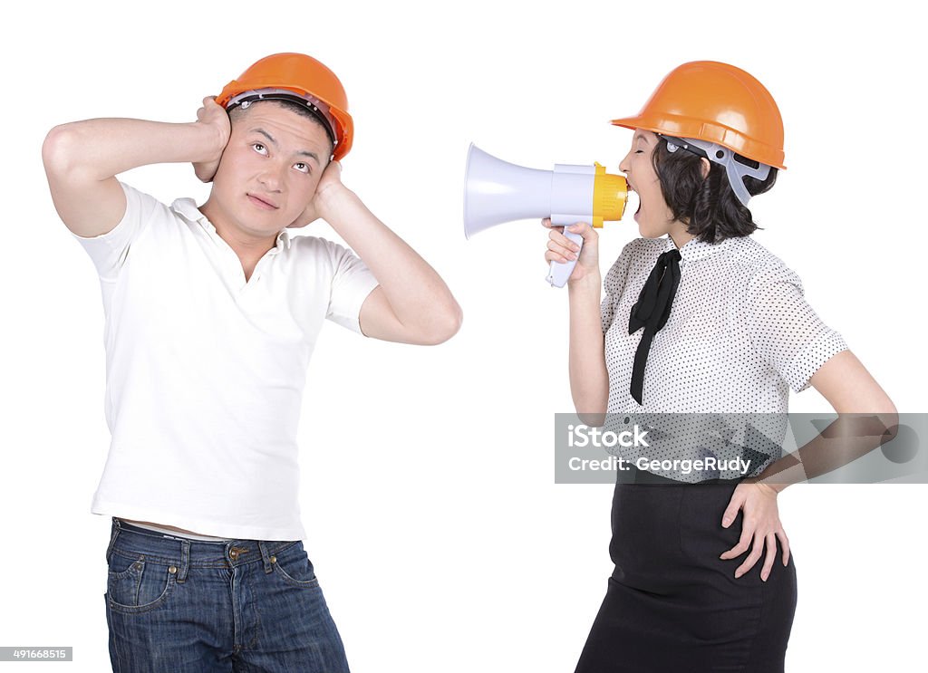Trabajadores de la construcción - Foto de stock de Accesorio de cabeza libre de derechos