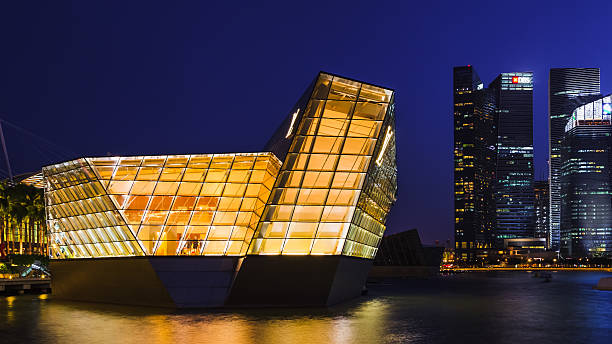 loius vuitton 상점쿠폰 at marina bay, 싱가포르, 연한 - editorial asia singapore park 뉴스 사진 이미지