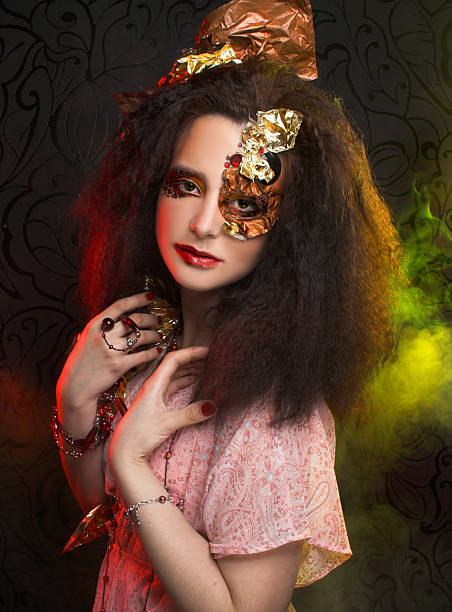 istock Woman and smoke. 491670113