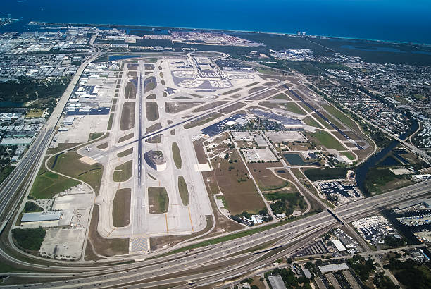 istock Airport terminal and runways overview 491671444