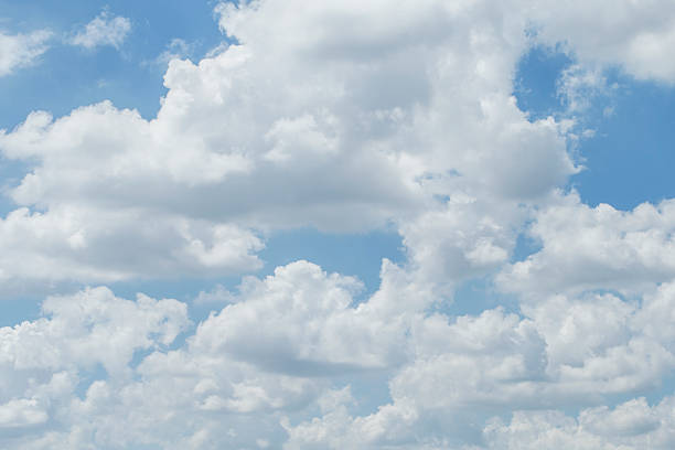 istock Beautiful and clear Blue sky with clouds, for a background 491672744