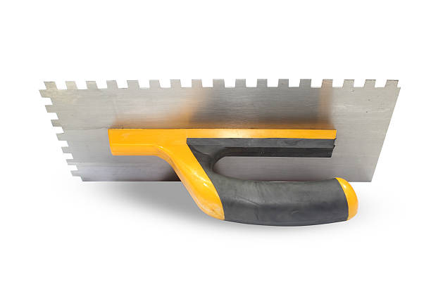 istock Finishing trowel isolated on white 491672948