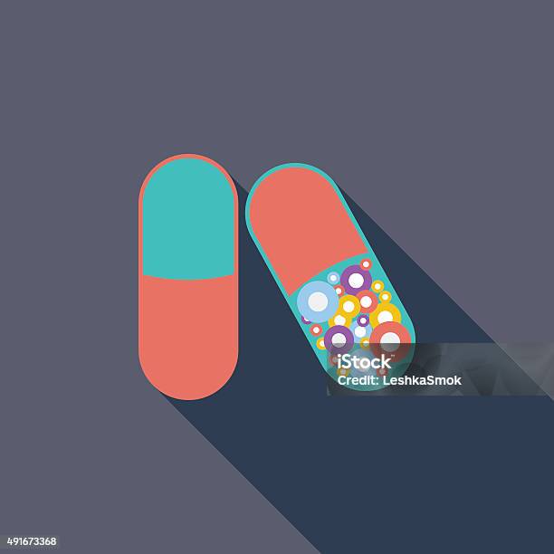 Pills Icon Stock Illustration - Download Image Now - Antibiotic, Pregnant, 2015