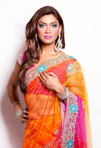 femme indienne - silver exoticism fashion model human face photos et images de collection