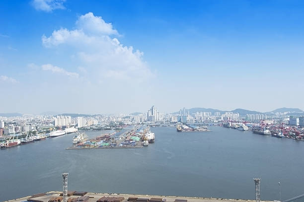 istock Incheon panoramic view over the city, South Korea 491680013