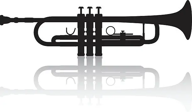 Vector illustration of Trumpet