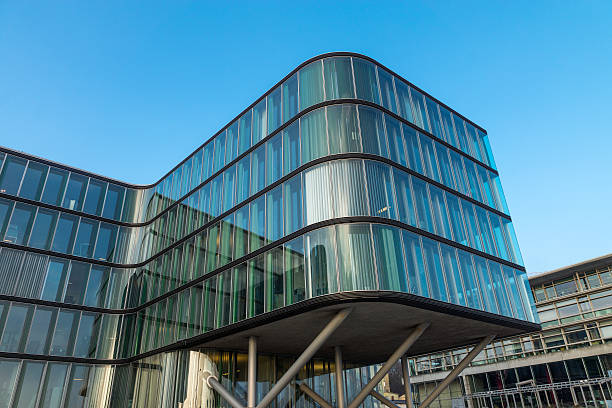 istock Modern office building in Hamburg 491681646