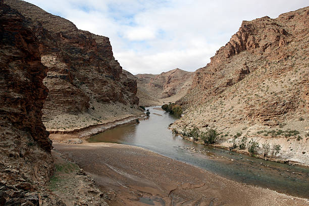 istock Stream beside a mining town, Atlas Mountains, Morocco 491681800