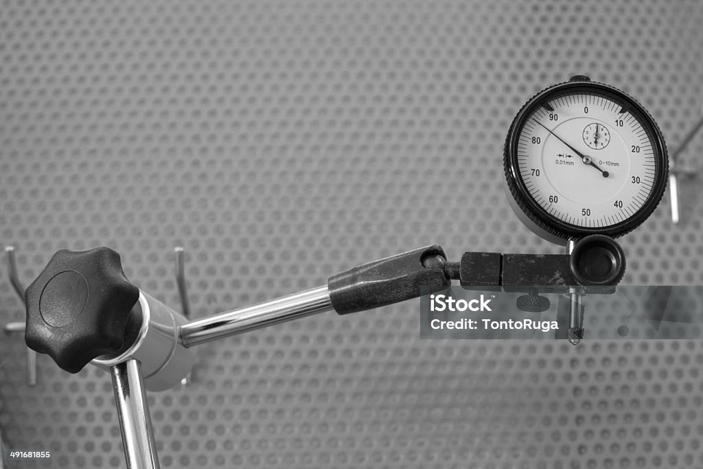 Manufacturing device Precision measurement industry quality control.  Caliper Stock Photo