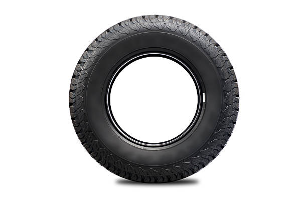 Side of car tire Car tire isolated on white background. car wheel stock pictures, royalty-free photos & images