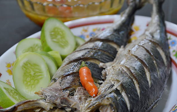 istock long tail tuna steamed on dish 491683726
