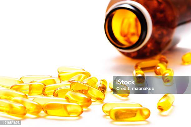 Vitamin D Stock Photo - Download Image Now - Addiction, Body Care, Bottle