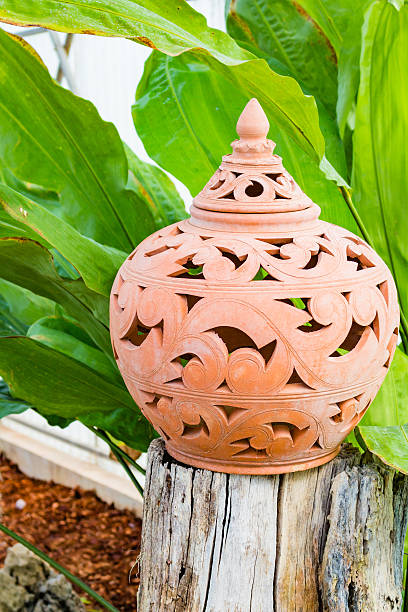istock Old pottery in the garden 491687332