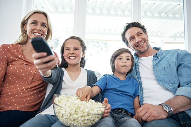 istock Family movie time! 491697752