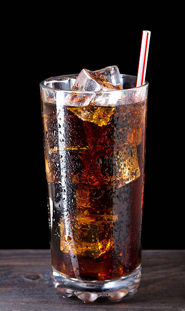 istock Glass of cola with ice 491700875