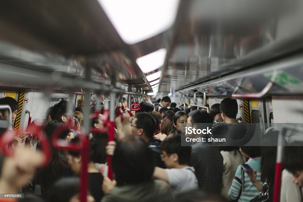 Busy Train - 免版稅擁擠圖庫照片
