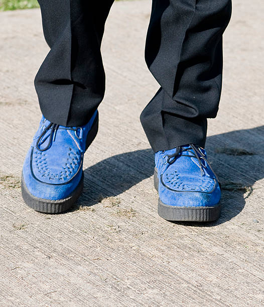 istock Blue Brothel Creepers 491702441