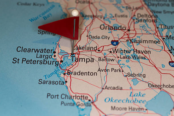 istock Tampa, FL, USA - Cities on Map Series 491702549