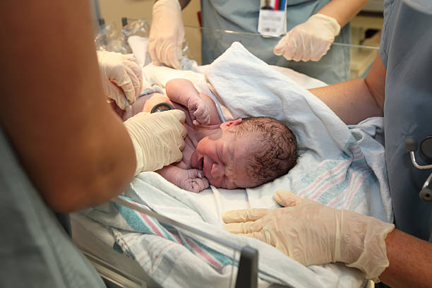 istock Newborn assessment just after birth 491702673