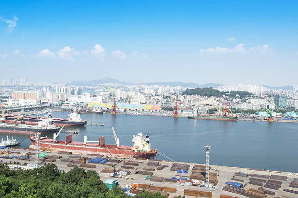 istock Incheon panoramic view over the city, South Korea 491703413