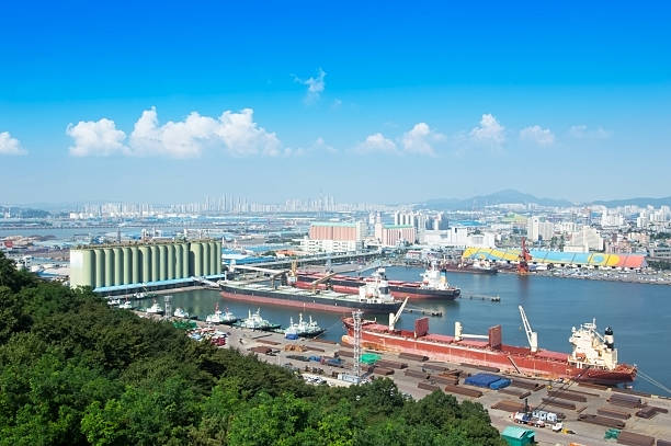 istock Incheon panoramic view over the city, South Korea 491703415