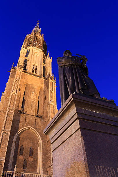 istock statue of Hugo Grotius (1583-1645) in Delft 491704891