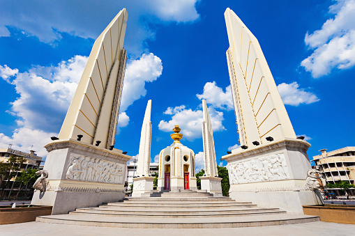 The Democracy Monument is a public monument in the centre of Bangkok, capital of Thailand