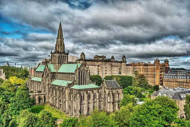 September 2015, St. Mungo's Cathedral in Glasgow (Scotland), HDR-technique