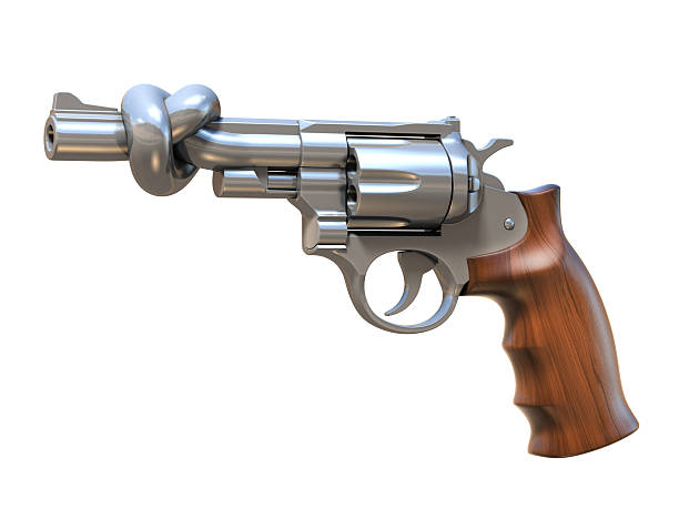 istock gun tied in a knot 491715402
