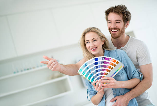istock Couple redecorating their house 491715720