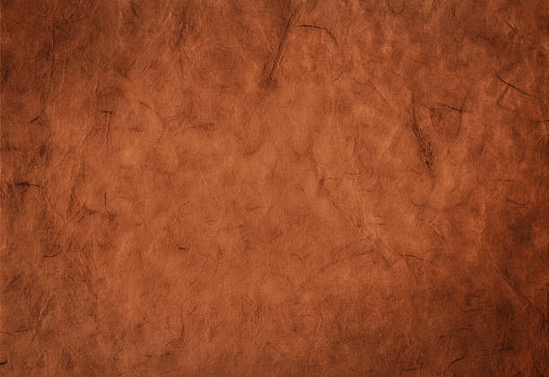 istock Decorative background from organic handmade artistic paper with fibers texture 491725676