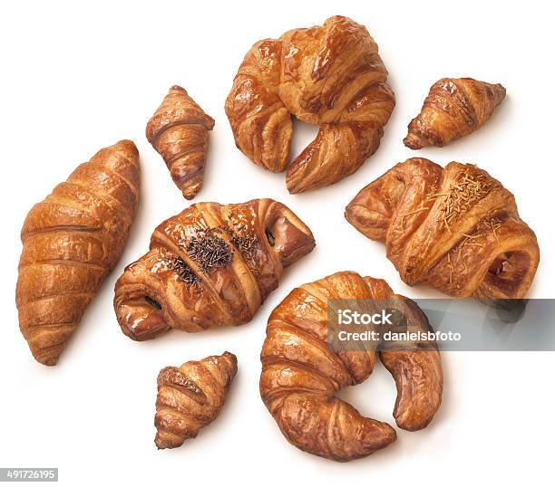 Verschiedene Arten Von Gebäck Und Bäckerei Stockfoto und mehr Bilder von Butter - Butter, Bäckerei, Clipping Path